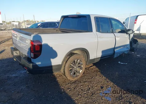 2025 Honda Ridgeline Sport из США, поврежденный, VIN 5FPYK3F1XSB008164